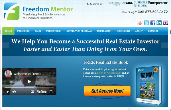 Is Freedom Mentor Scam? website