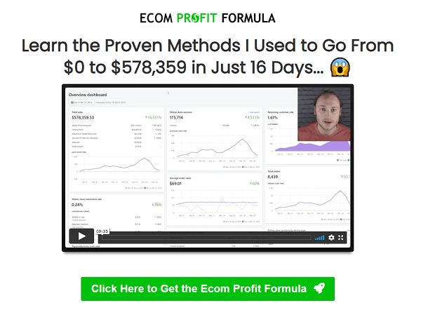 What Is Ecom Profit Formula? website